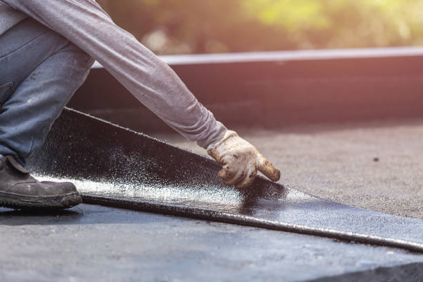 Professional Waterproofing technician working in Rochester, MI